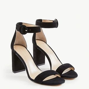 NWT Ann Taylor Women's Leannette Suede Block Heels